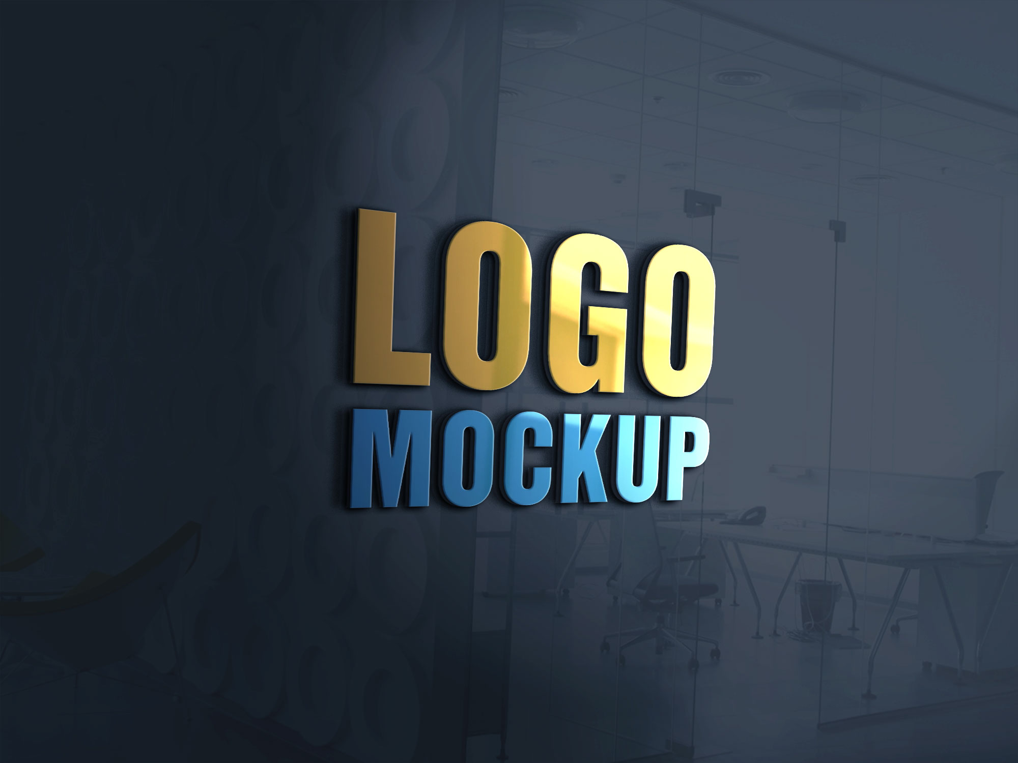 3d Logo Mockup