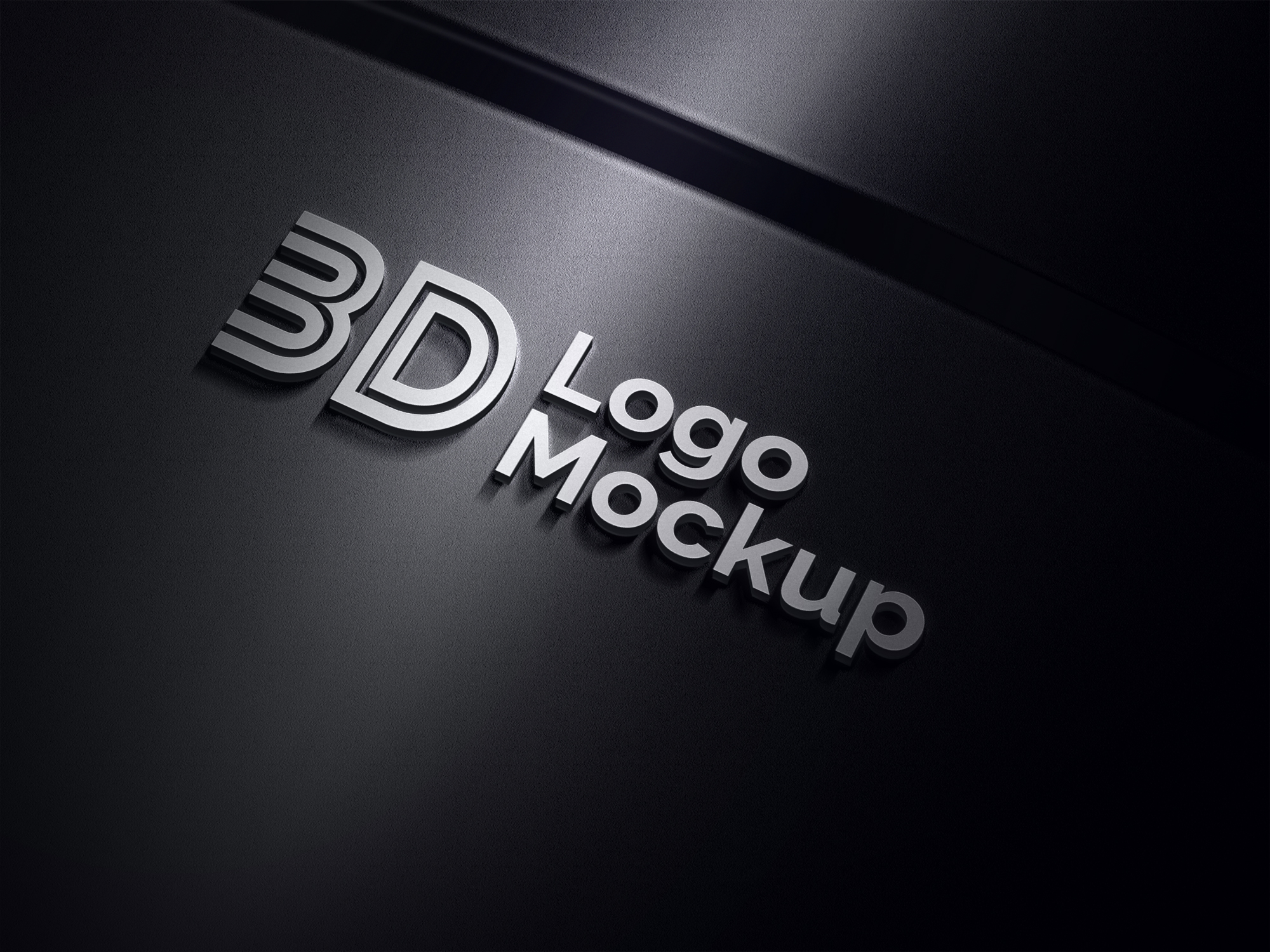 Best Free All Premium 3D Logo Mockup PSD (1)