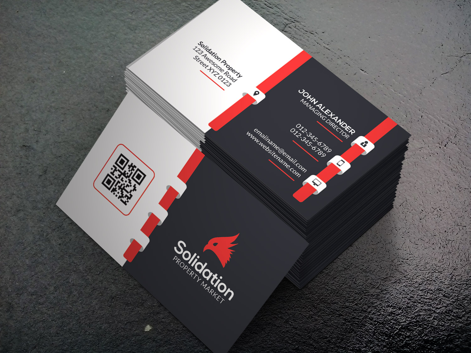 Best Realistic Business Card Mockup PSD Free Download (1)