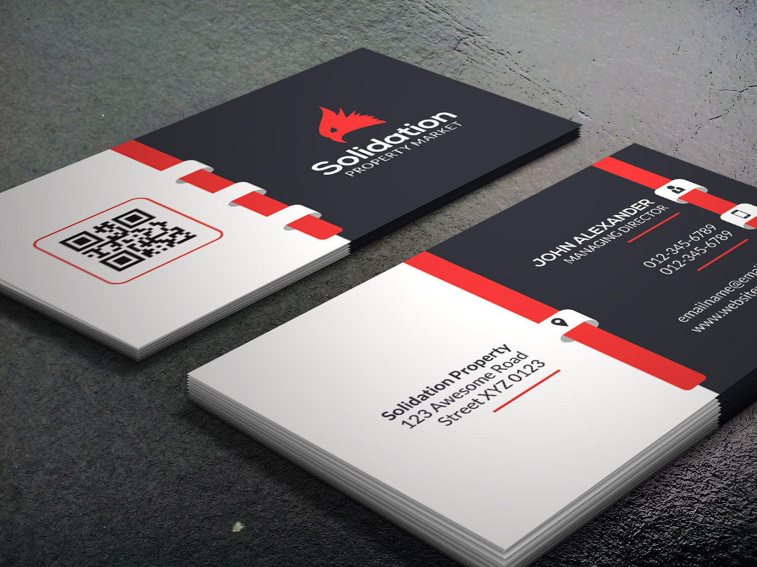 Best Realistic Business Card Mockup PSD Free Download (3)