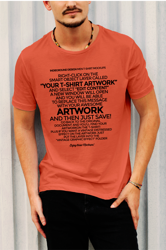 Man T-Shirt Mockup PSD Free Download (3)