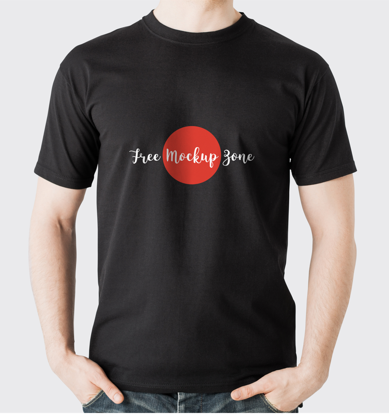 Man T-Shirt Mockup PSD Free Download (6)