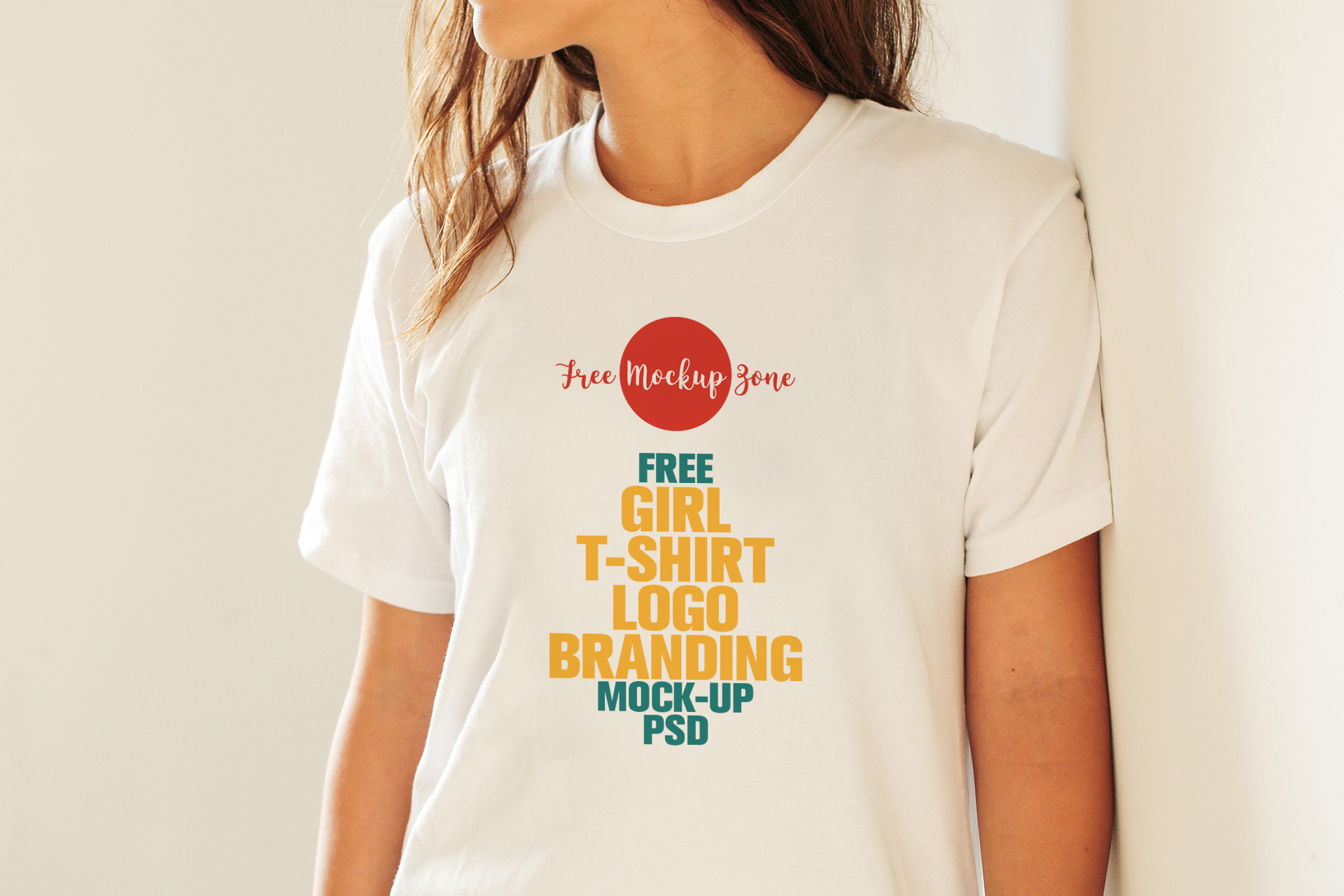 Women T-Shirt Mockup PSD Free Download (7)