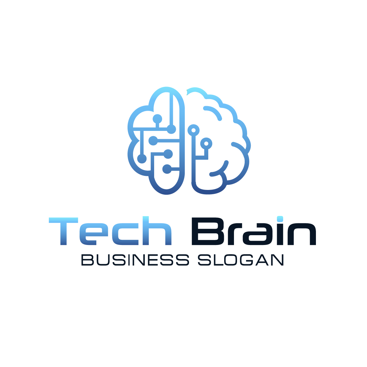 Tech-Brain-IT-Logo-Design