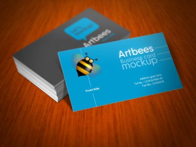 Batch Style Business Card Mockup PSD Free Download (4)