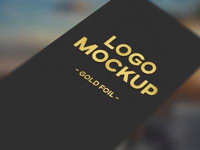 Free Gold Black Logo Mockup - Graphic Designer, Free Mockups, Logo Mockups, Vectors, PSD Download (4)