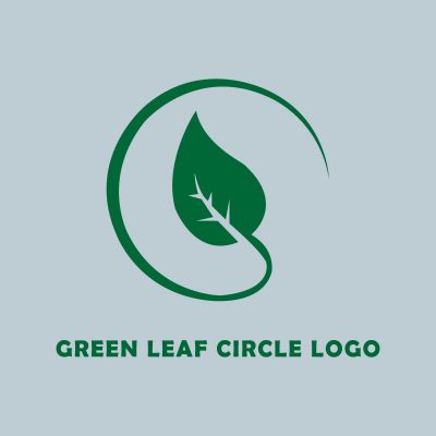 GREEN-LEAF-CIRCLE-LOGO-DESIGN