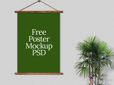 Poster Mockup PSD Free Download 2022 (2)